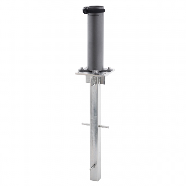 Doppler Alu/Stahl Bodenanker für Alu Star und Alu Expert 2tlg. 50 mm Aufsatzrohr